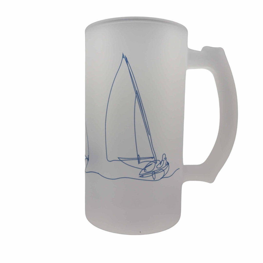 Regatta Frosted Beer Stein