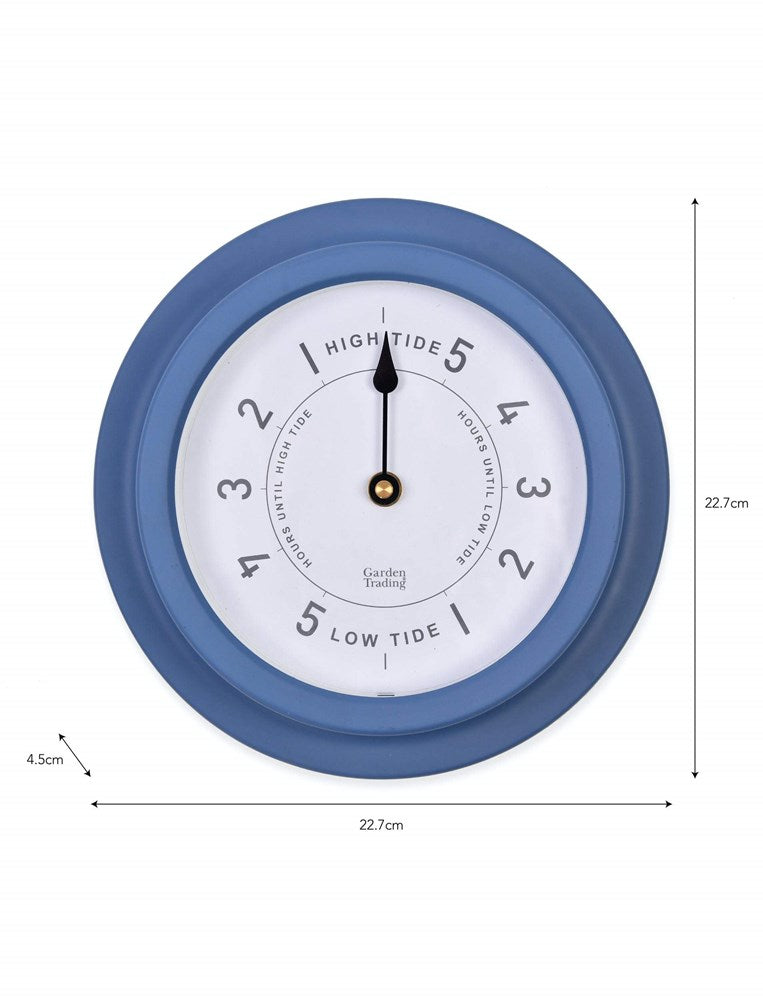 Narbeth Tide Clock in Lulworth Blue