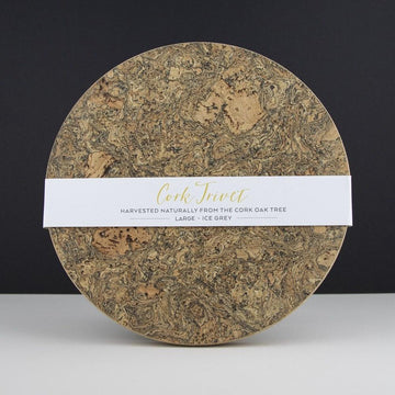 Large Ice Grey Round Trivet