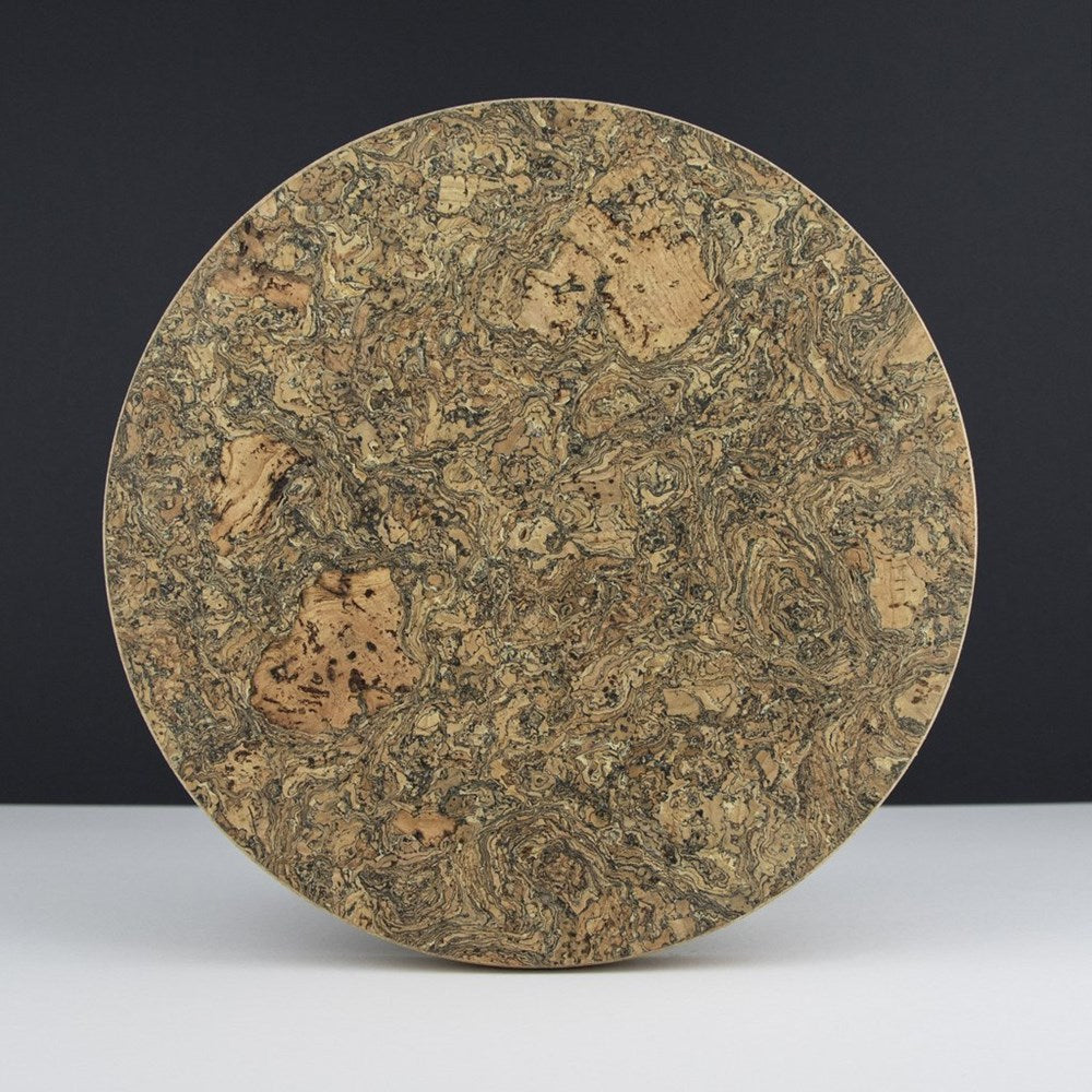 Large Ice Grey Round Trivet