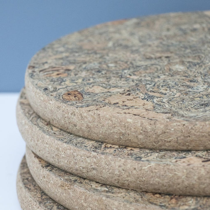 Large Ice Grey Round Trivet