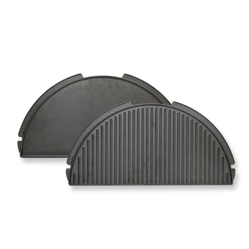Half Moon Cast Iron Plancha Griddle for Large EGG