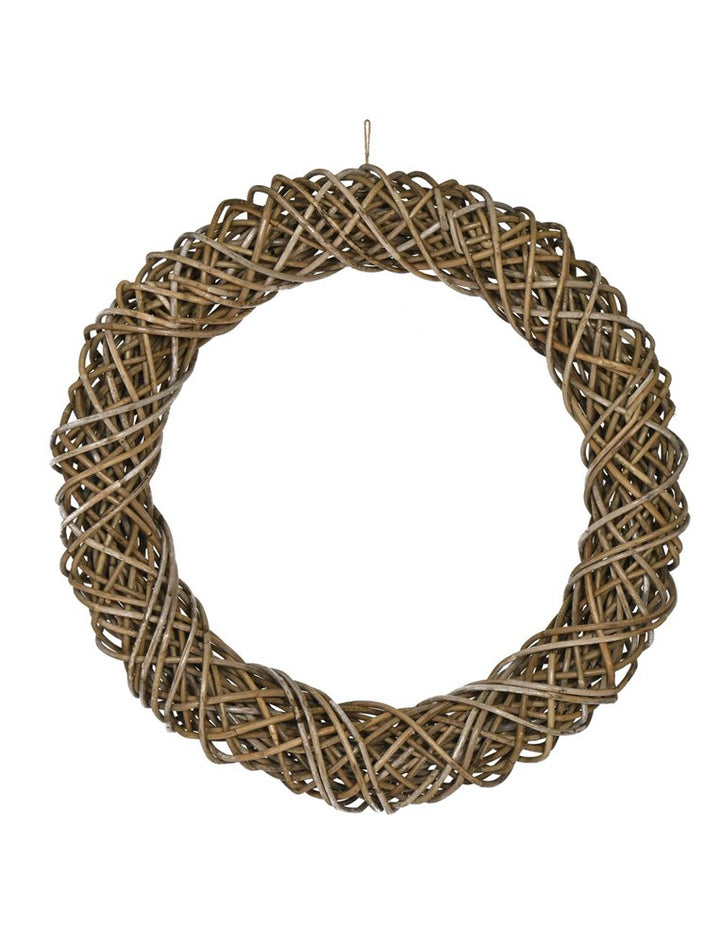 Large Rattan Door Wreath