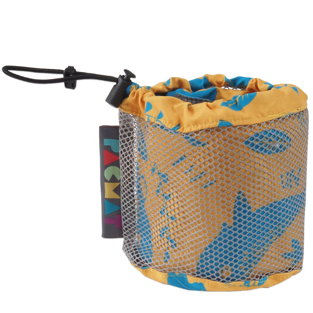 Yellow and Teal Alphabet Solo PACMAT Picnic Blanket