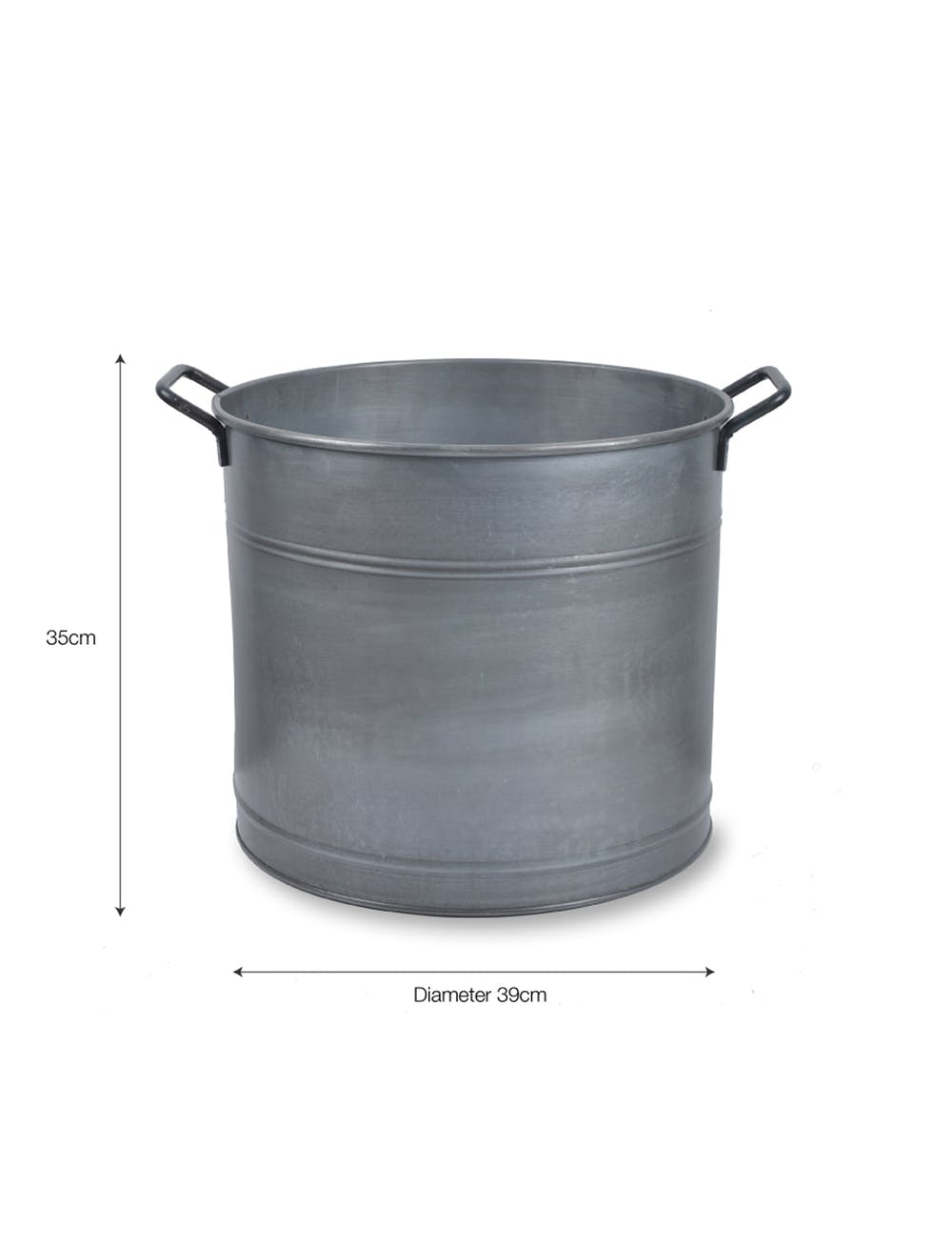 Small Galvanised Bucket