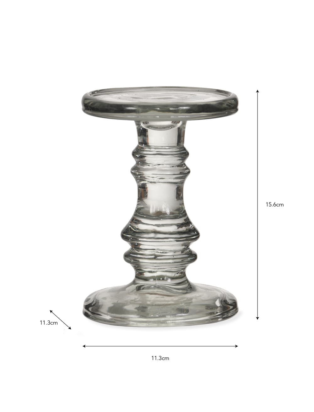 Large Glass Candle Stick