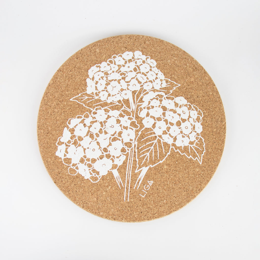 Liga Cork Hydrangea Placemats