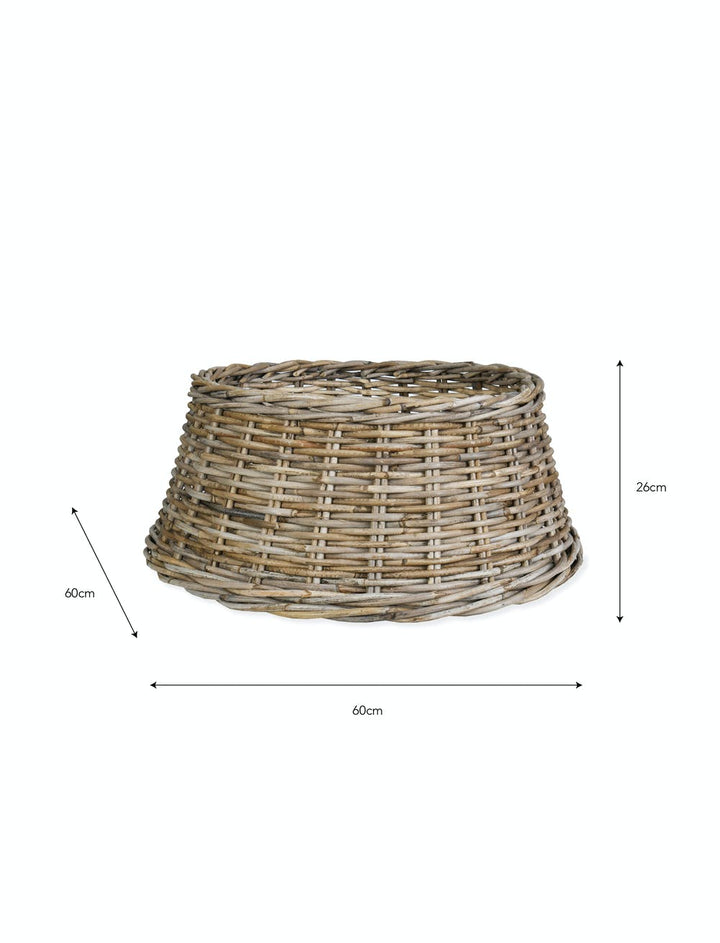 Christmas Tree Skirt, Small - Rattan